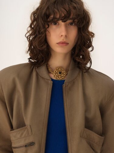 Chloe Cropped blouson jacket